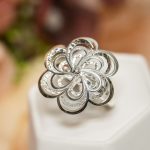 Gyűrű, Ezüst, Cirkónia kővel díszítve, 56-os